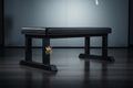 TITAN Crown Edition Flat Utility Bench matte black gold