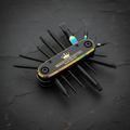 TITAN Crown Edition Cycling Multi-Tool Matte Black Gold