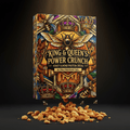 TITAN Protein Cereal Honey Almond Crunch — Crown Edition bold tattoo-style artwork
