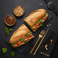 TITAN Vietnamese Vegan Bánh Mì Chày Breakfast Sandwich