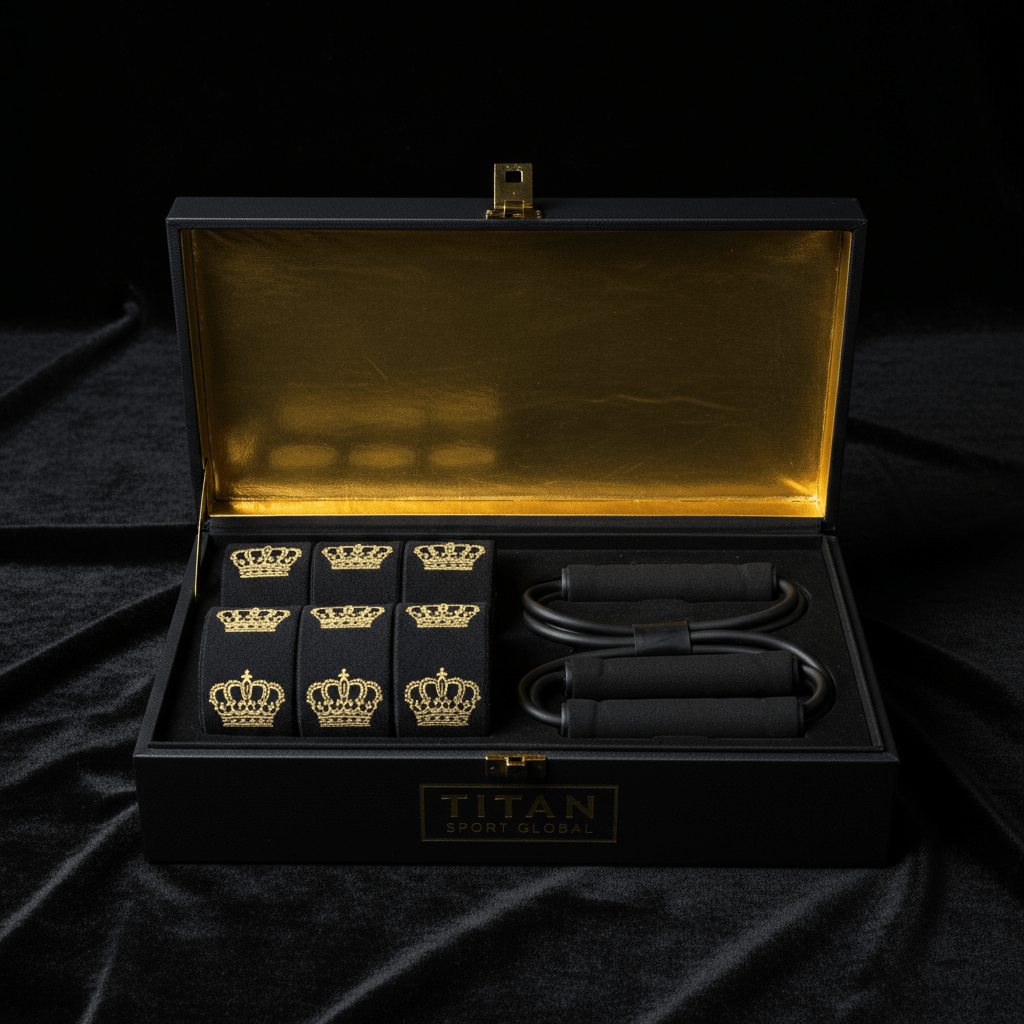 TITAN Travel Resistance Bands Kit Crown Edition