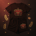 TITAN Women's Crown Edition Lounge Set Crimson Gold