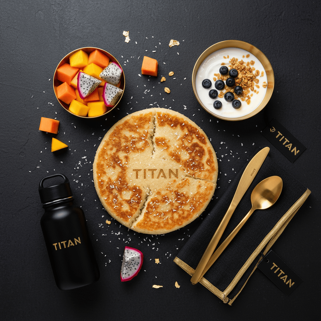 TITAN Paraguayan Vegan Mbejú Cassava Flatbread Breakfast