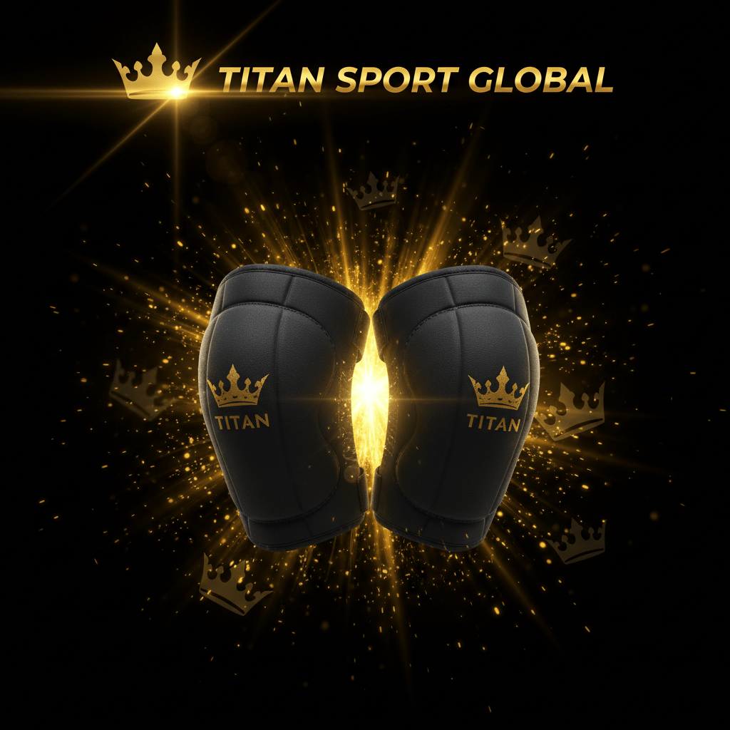 TITAN SPORT GLOBAL pro volleyball knee pads elite low-profile pair