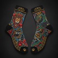 TITAN Crown Edition Tattoo Art Boxing & MMA Training Socks