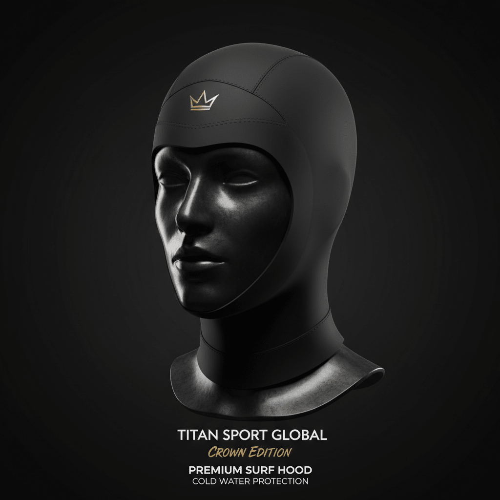 TITAN Crown Surf Hood 3mm Neoprene Cold Water
