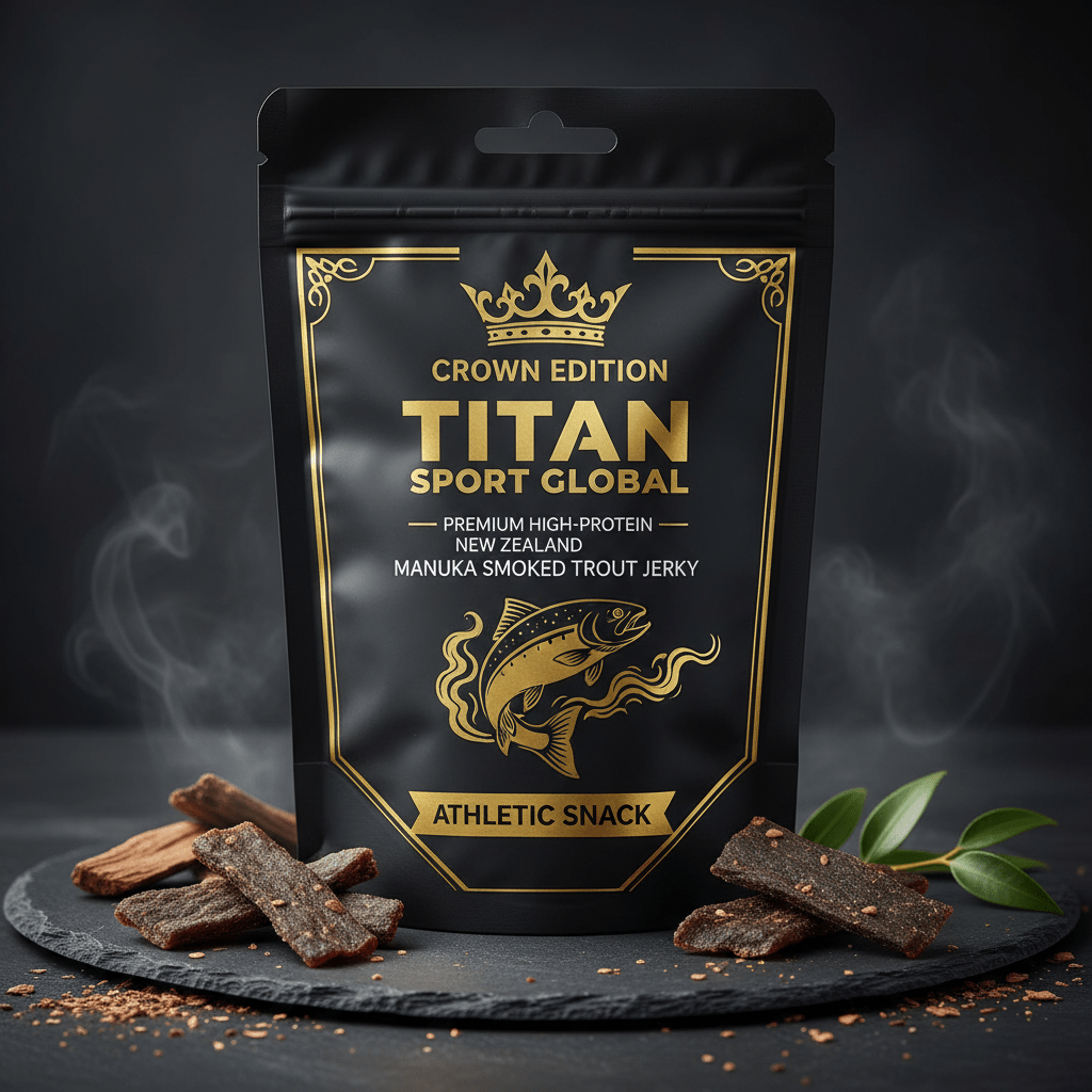 New Zealand Manuka Smoked Trout Jerky — TITAN SPORT GLOBAL