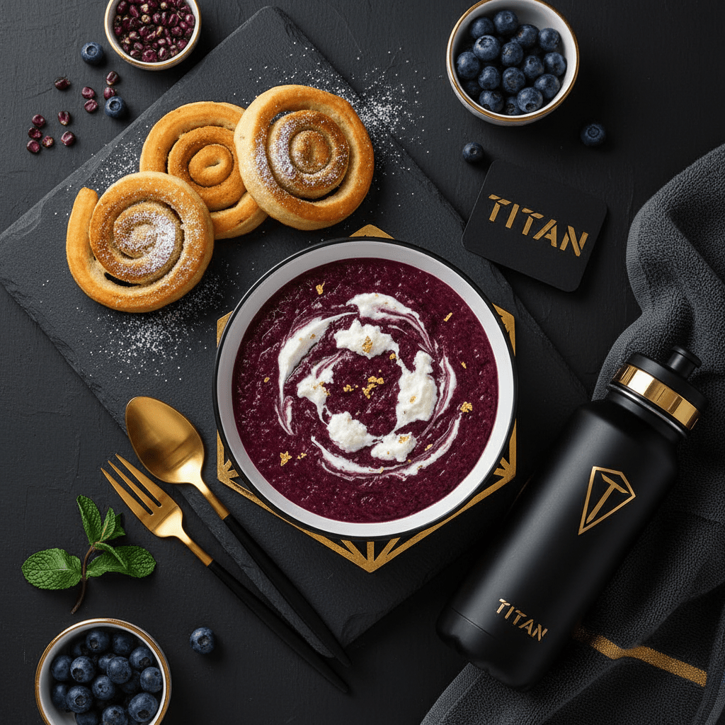 TITAN Bolivian Vegan Api Morado Purple Corn Porridge Breakfast