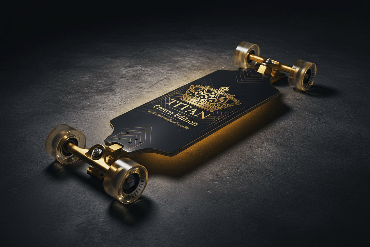 TITAN Crown Edition World's Best Complete Longboard