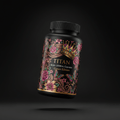 TITAN Biotin 10000mcg Capsules - Crown Edition tattoo-style artwork