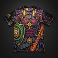 Armor Of God Men's Compression Shirt — TITAN Crown Edition tattoo artwork