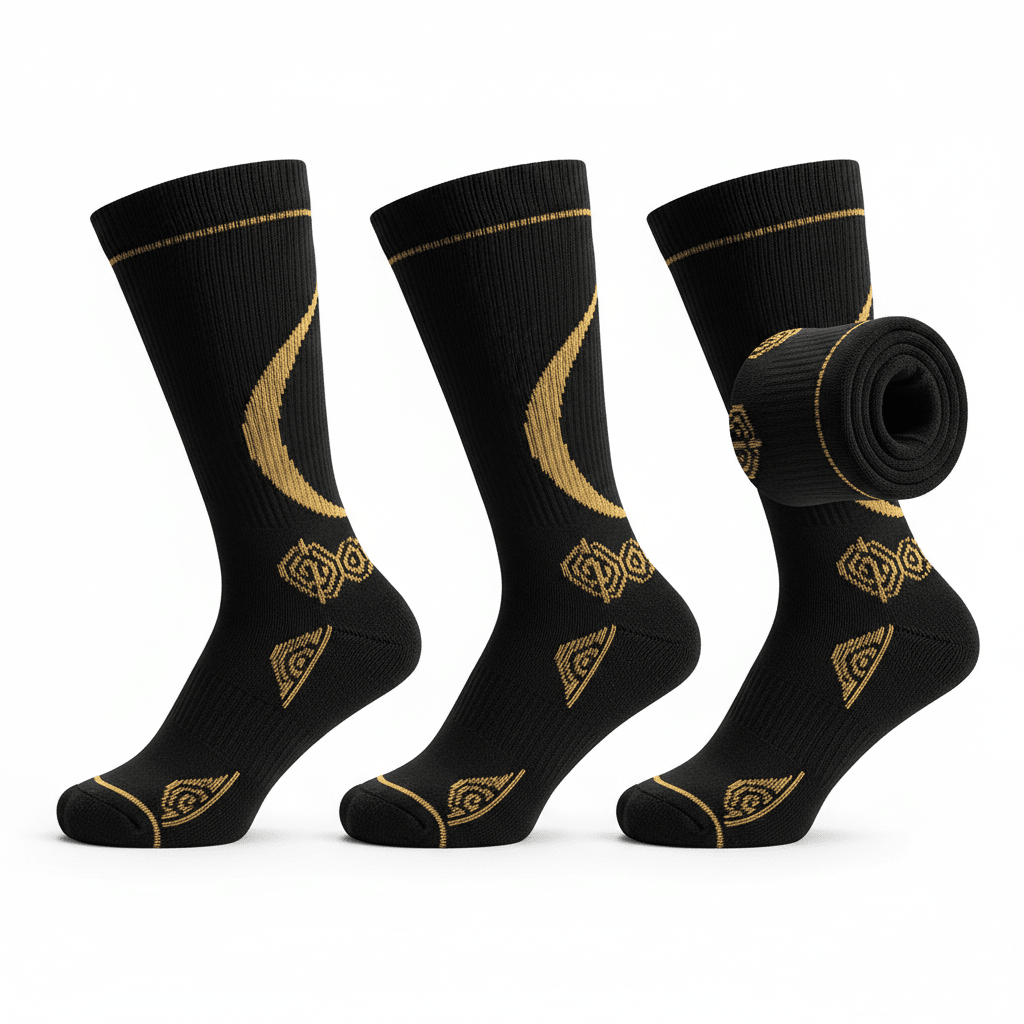 TITAN Compression Socks - Graduated Athletic Recovery (3-Pack)