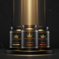 TITAN Ultimate Protein Bundle Crown SWAG Edition 3 tubs black gold