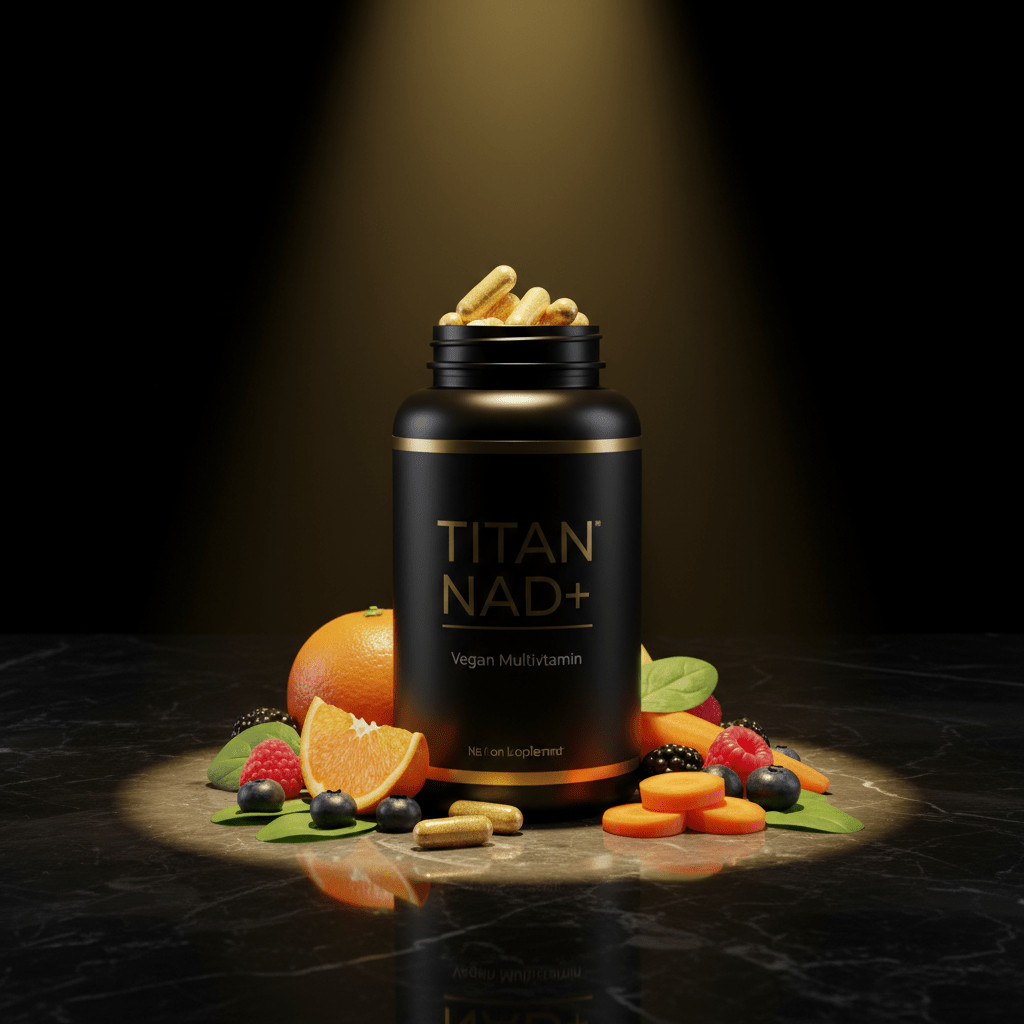 TITAN NAD+ Vegan Multivitamin - Complete Daily Nutrition