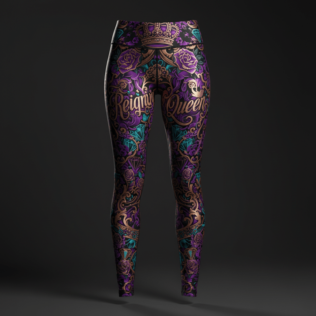 Women's Leggings — Reigning Queen — Crown Edition