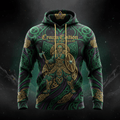 TITAN Celtic Warrior Pullover Hoodie — Knotwork Edition