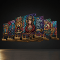 TITAN Agility Hurdles Set 6-Pack with bold tattoo-style Crown Edition artwork