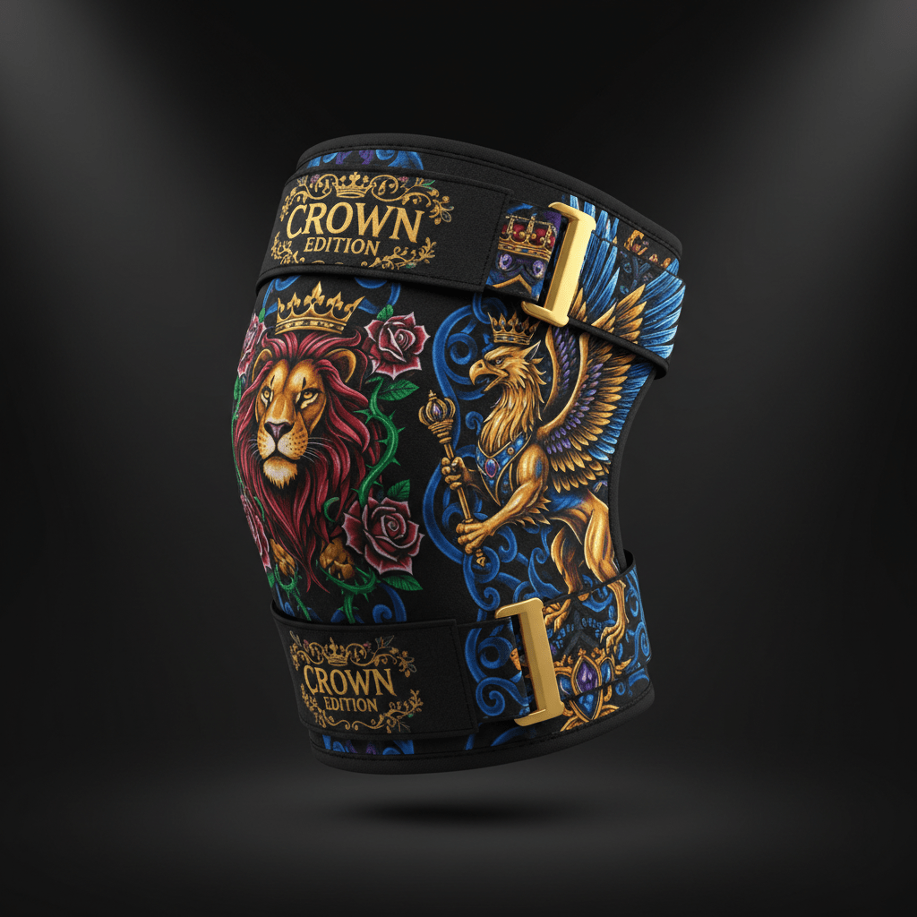 TITAN Crown Edition Tattoo Art Compression IT Band Knee Strap