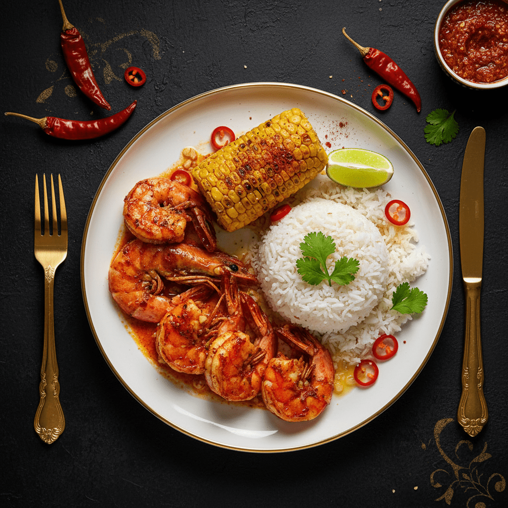 TITAN Mozambican Piri Piri Prawn Muscle Dinner
