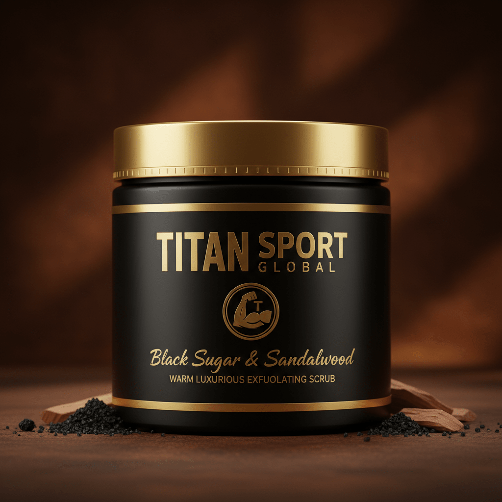 TITAN HIM Body Scrub Black Sugar & Sandalwood