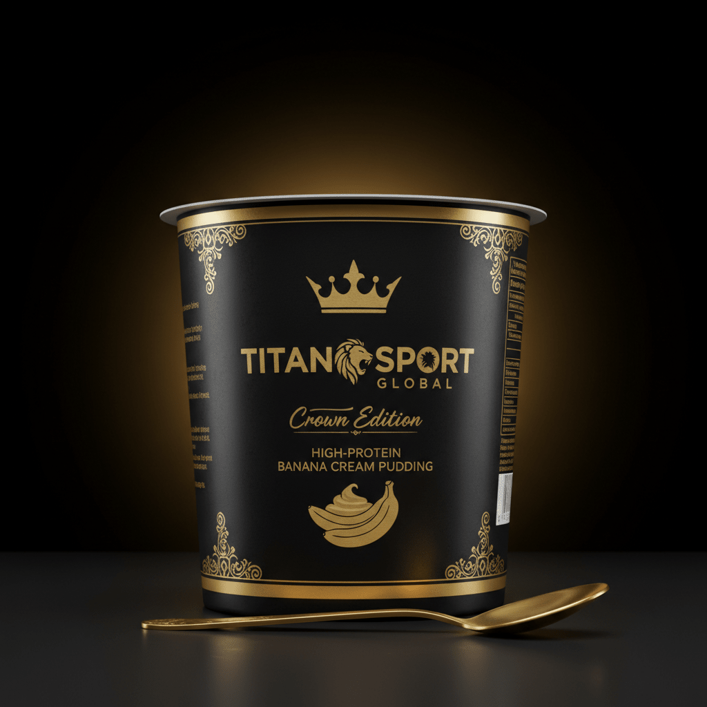 Crown Banana Cream Protein Pudding Cup — TITAN SPORT GLOBAL