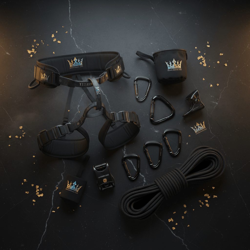 TITAN Crown Edition Rock Climbing Kit SWAG LINE 5-Piece
