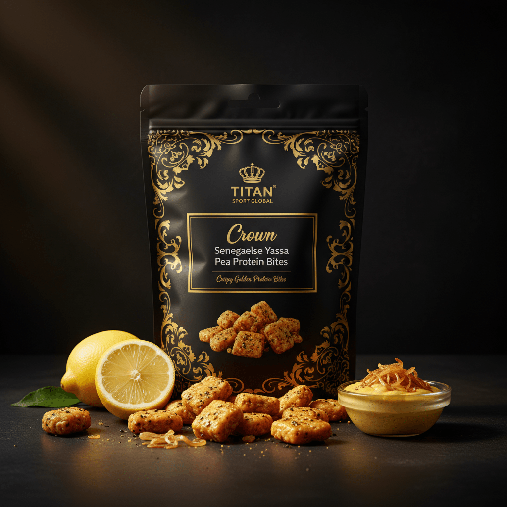 Crown Senegalese Yassa Pea Protein Bites - TITAN SPORT GLOBAL