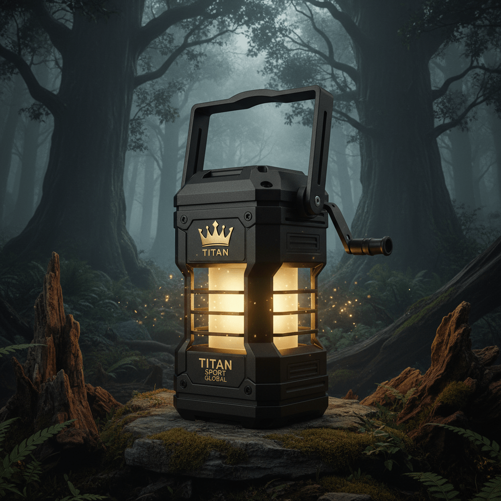 TITAN Tactical Hand-Crank Lantern Crown Edition