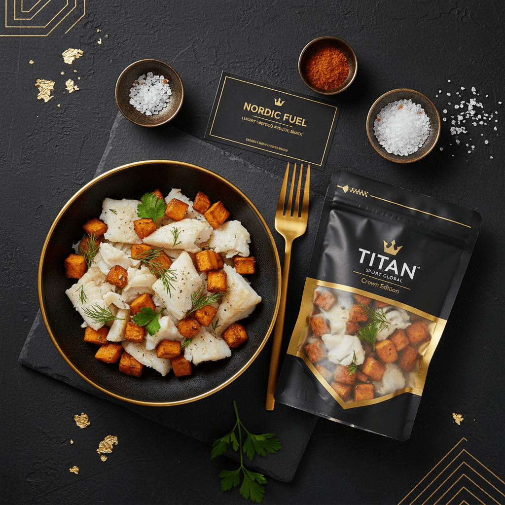 TITAN High-Protein Cod & Sweet Potato Snack Pack