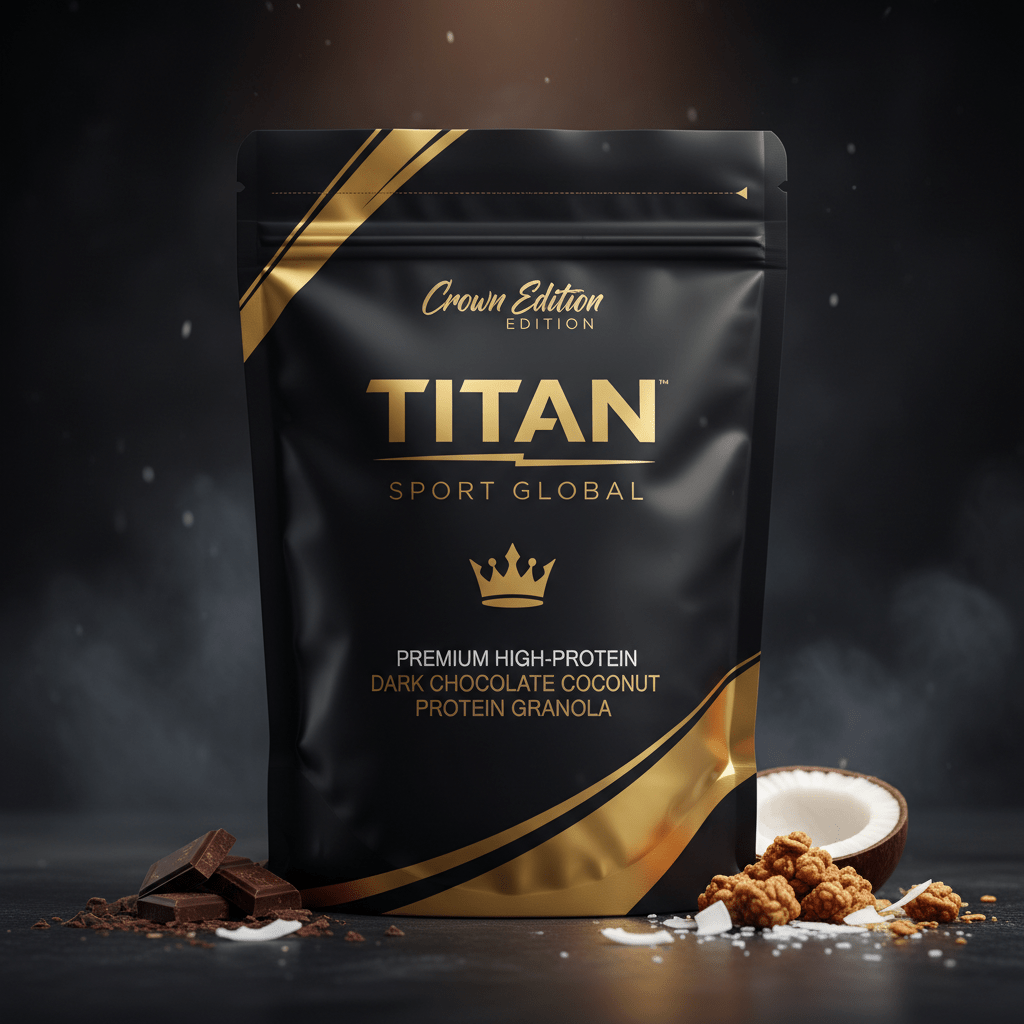 Dark Chocolate Coconut Protein Granola — TITAN SPORT GLOBAL