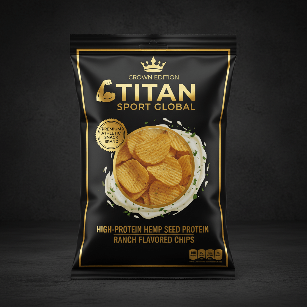 Hemp Seed Protein Ranch Chips — TITAN SPORT GLOBAL