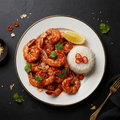 TITAN Mozambican Piri Piri Prawn Seafood Lunch Plate