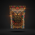 TITAN Protein Oatmeal Maple Brown Sugar — Crown Edition bold tattoo-style artwork