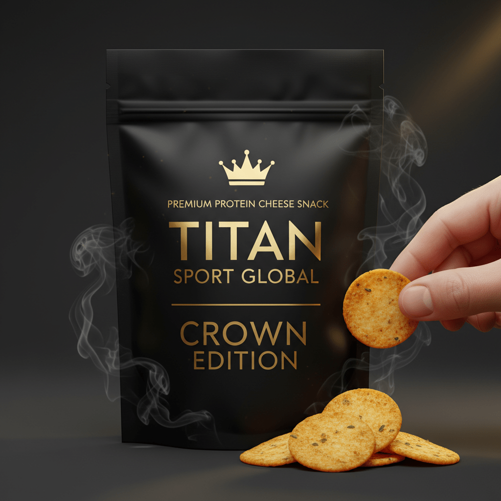 Crown High-Protein Smoked Gouda Cheese Crisps