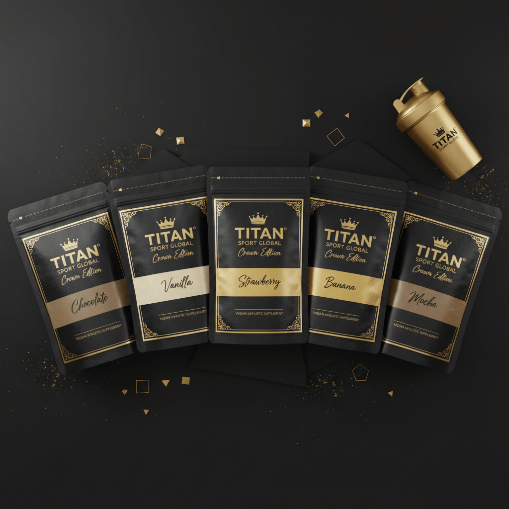 TITAN High-Protein Shake Powder — 5 Flavors