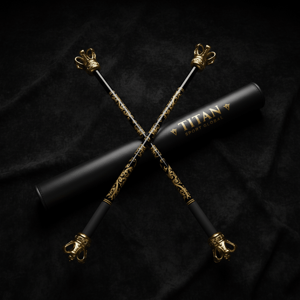 TITAN Golf Alignment Sticks Crown Edition