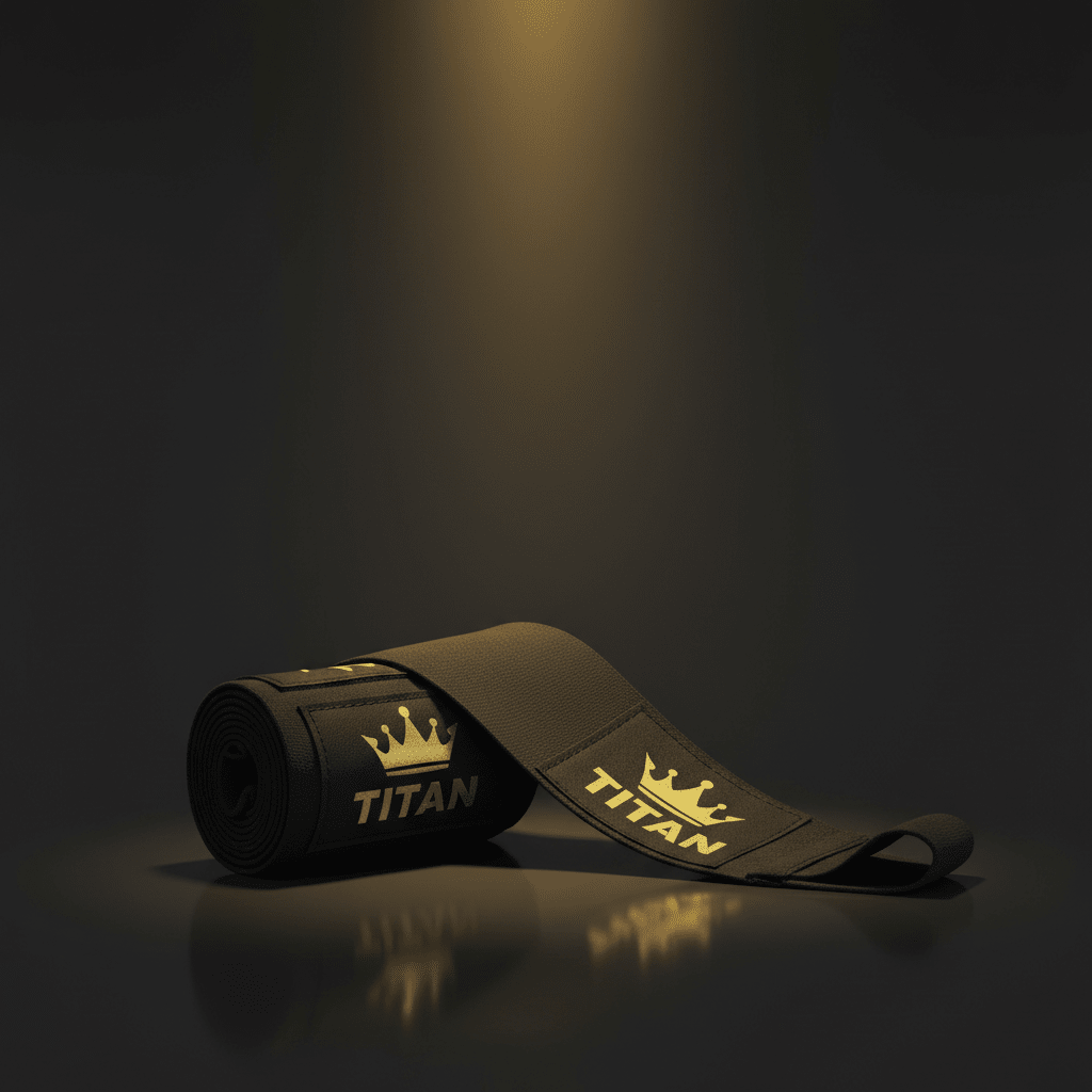 TITAN Pro Boxing Hand Wraps 180 Inch 2-Pack Black & Gold