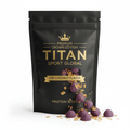 Crown Edition Ube Coconut Protein Bites — matte black Crown Edition pouch