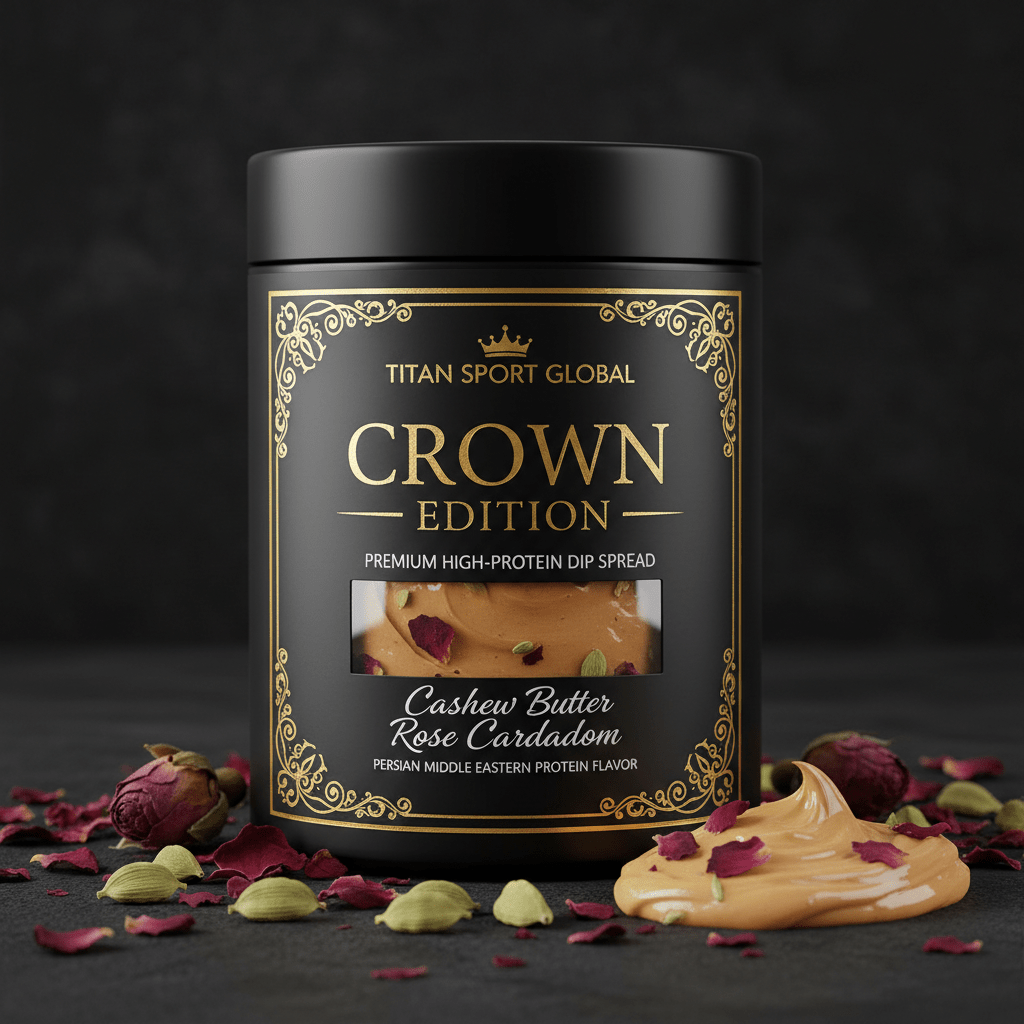 Crown High-Protein Rose & Cardamom Cashew Butter Dip