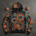 TITAN Women's Dreamtime Rainbow Serpent Hoodie — Yidaki Edition