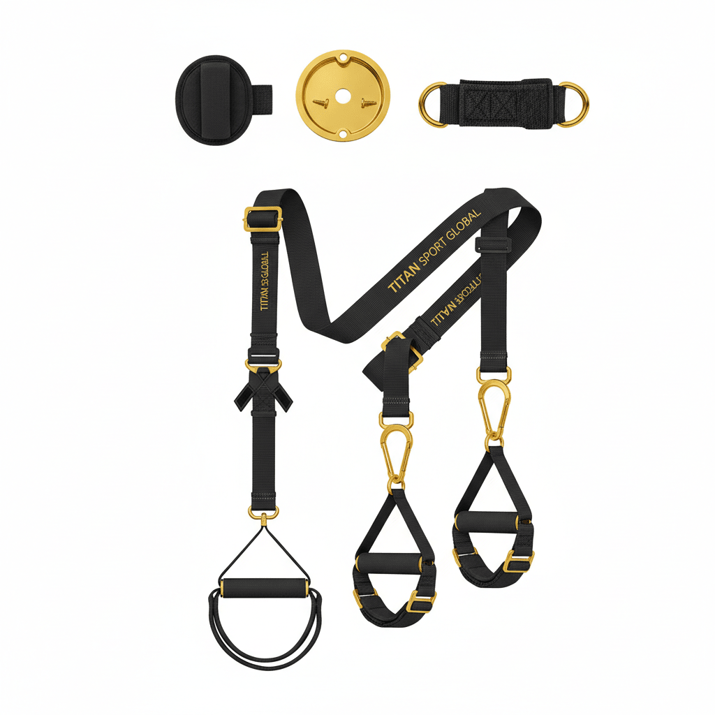 TITAN All-In-One Suspension Trainer Home Gym System — Crown Edition
