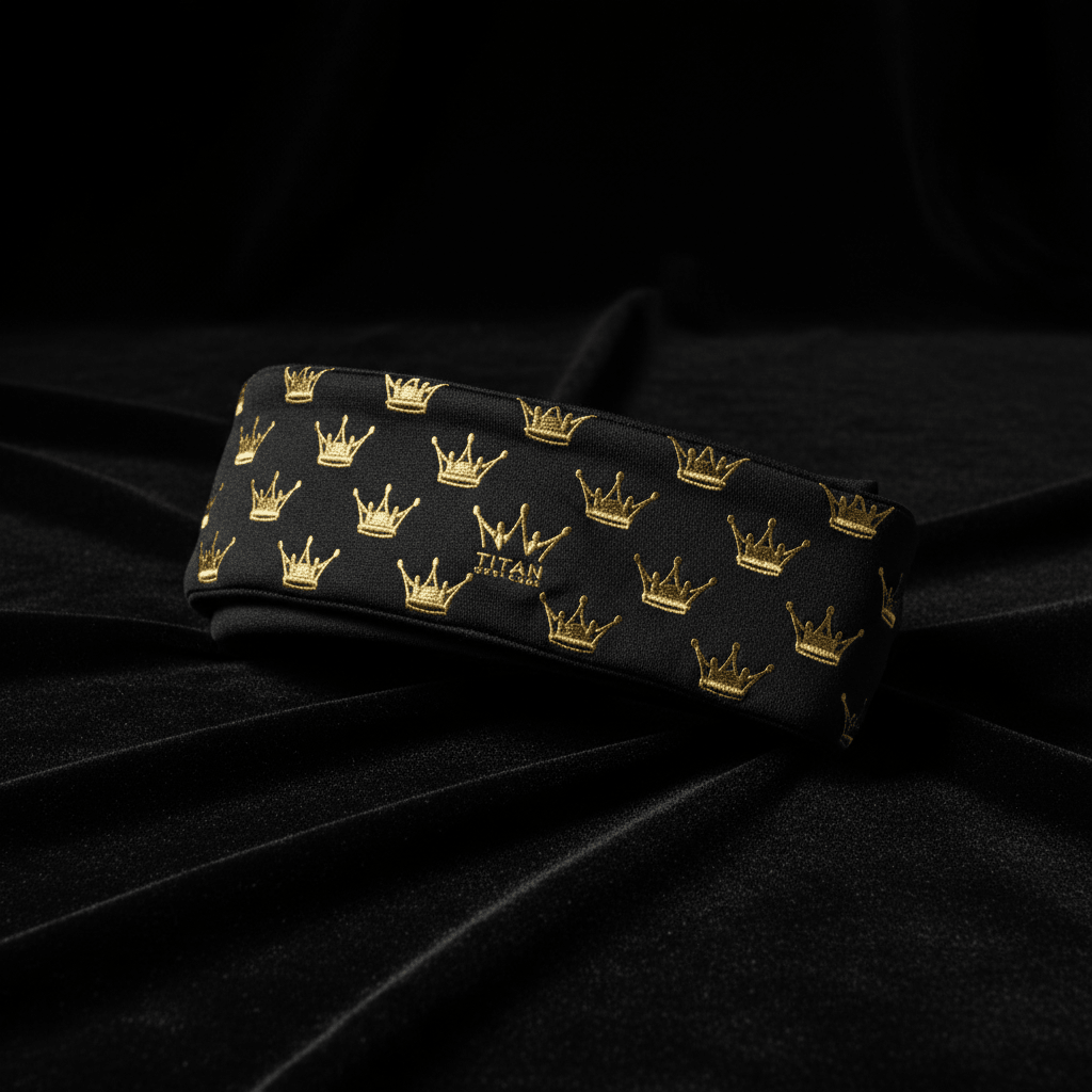 TITAN Crown Headband — Gold Crown Edition
