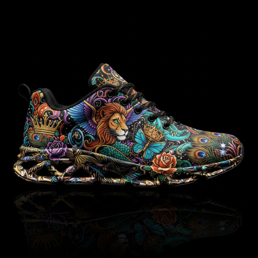 TITAN Crown Edition Color Queen Masterpiece Women's Training Shoe Color Tattoo Art