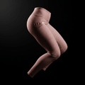 TITAN rose pink blush compression leggings