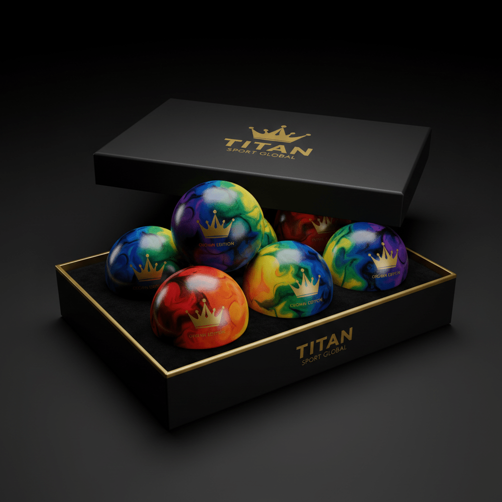 TITAN Off-Grid Pickleball Balls — Rainbow Crown SWAG