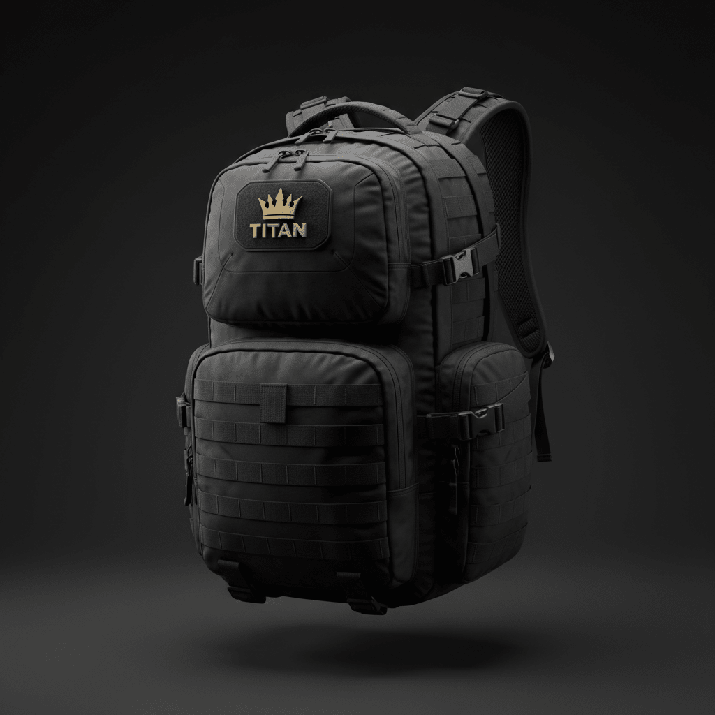 TITAN Tactical Backpack Crown Edition - heavy-duty MOLLE tactical backpack
