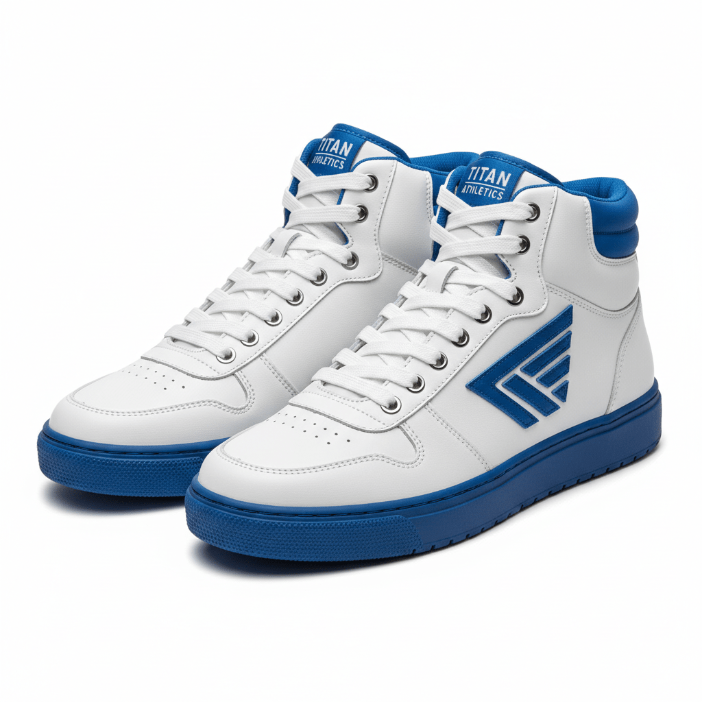 TITAN Royal Blue White High Top Dynasty Edition