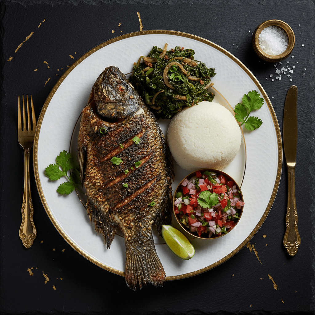 TITAN Kenyan Grilled Tilapia & Ugali Muscle Dinner