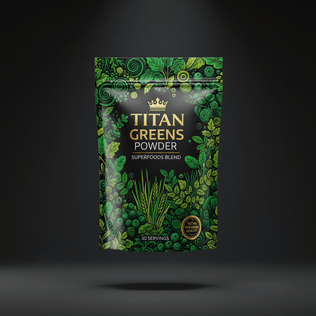 TITAN Greens Powder - Superfoods & Greens Blend 30 Servings