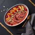 TITAN Peach Raspberry Glow Protein Fruit Bowl